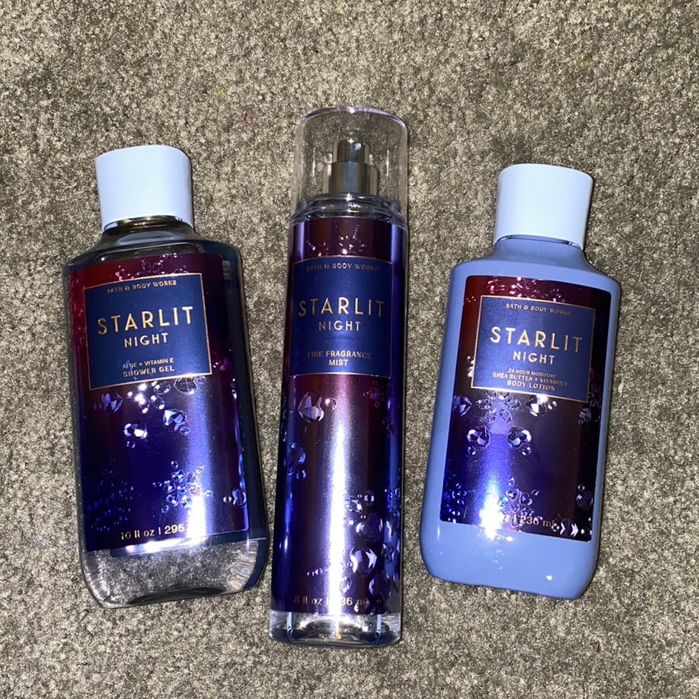 BBW 😍 lotion, body mist, shower gel bundle